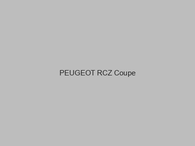 Enganches económicos para PEUGEOT RCZ Coupe